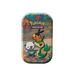Pokémon TCG lege mini tin Tepig, Oshawott en Snivy
