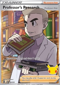 Pokémon TCG Celebrations Professor's Research 24/25