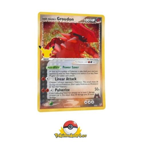 Pokemon TCG Celebrations Groudon 9/95