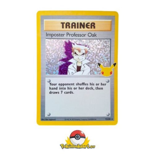 Pokemon TCG Celebrations Imposter Professor Oak 73/102