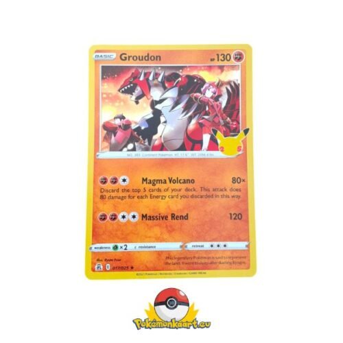 Pokemon TCG Celebrations Groudon 17/25