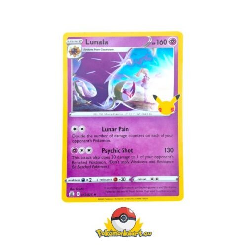 Pokemon TCG Celebrations Lunala 15/25