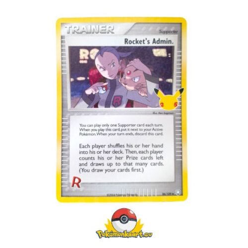 Pokemon TCG Celebrations Rocket's Admin 86/109