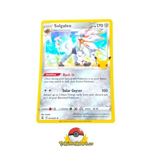 Pokemon TCG Celebrations Solgaleo 21/25