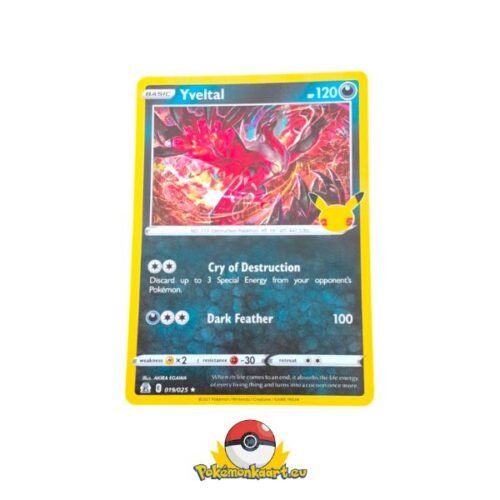 Pokemon TCG Celebrations Yveltal 19/25