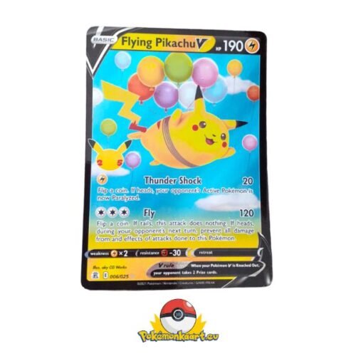 Pokemon TCG Celebrations Flying Pikachu V 6/25