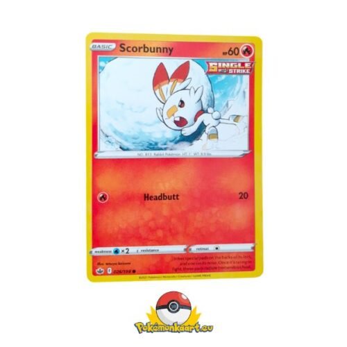 Pokemon TCG Chilling Reign Scorbunny 125/198