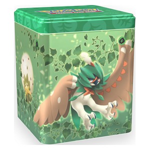 Pokémon TCG lege stacking tin grass