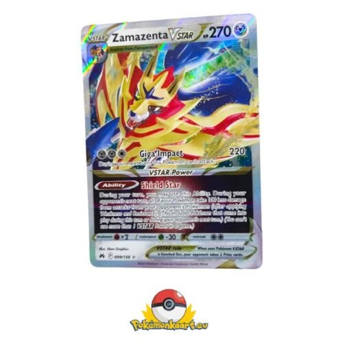 Pokemon TCG Crown Zenith Zamazenta Vstar 99/159