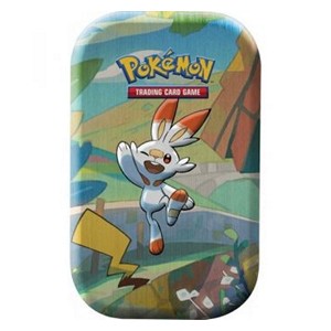 Pokémon TCG mini tin Scorbunny em Pikachu