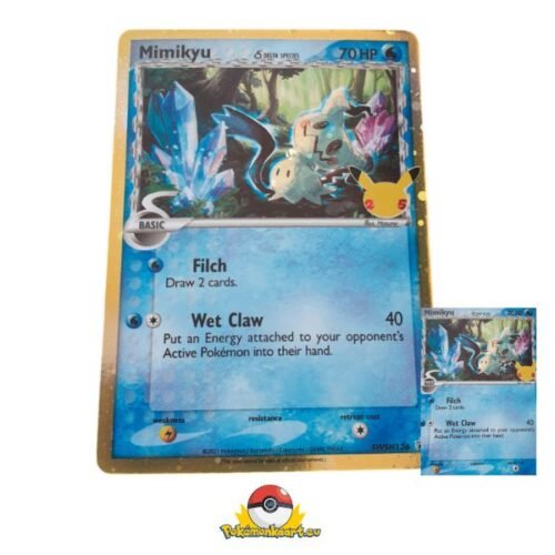 Pokemon TCG Mimikyu δ Delta Species SWSH 136 Jumbo Pokemonkaart