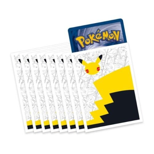 Pokemon TCG Celebration Pikachu sleeves witte losse sleeve