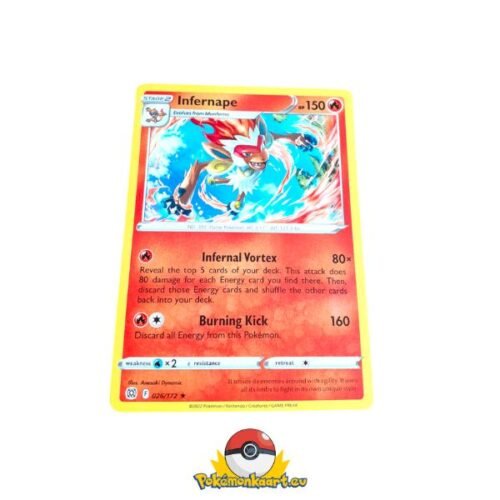 Pokemon TCG Brilliant Stars Infernape non holo 26/172