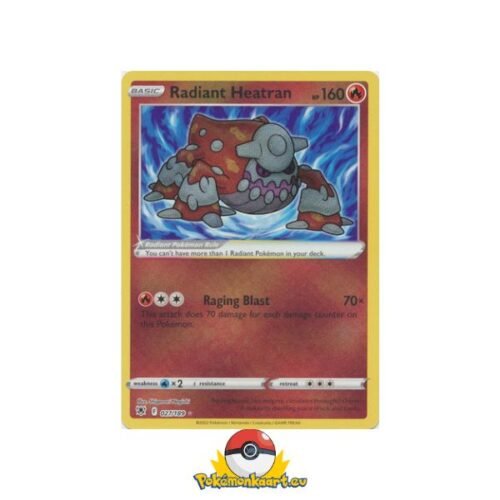 Pokemon TCG Astral Radiance Radiant Heatran 027/189